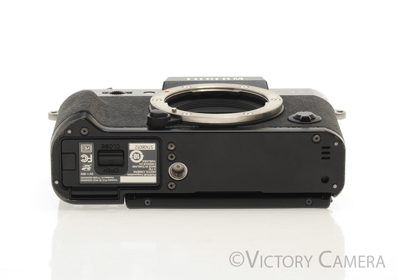 Fuji XT-10 XT10 16.3MP Black Mirrorless Digital Camera Body [EXC] - Victory Camera