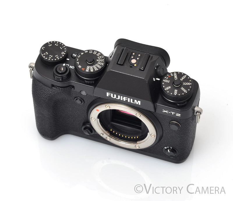 Fuji X-T2 Black 24.3MP Mirrorless Digital Camera Body [EXC+] - Victory Camera