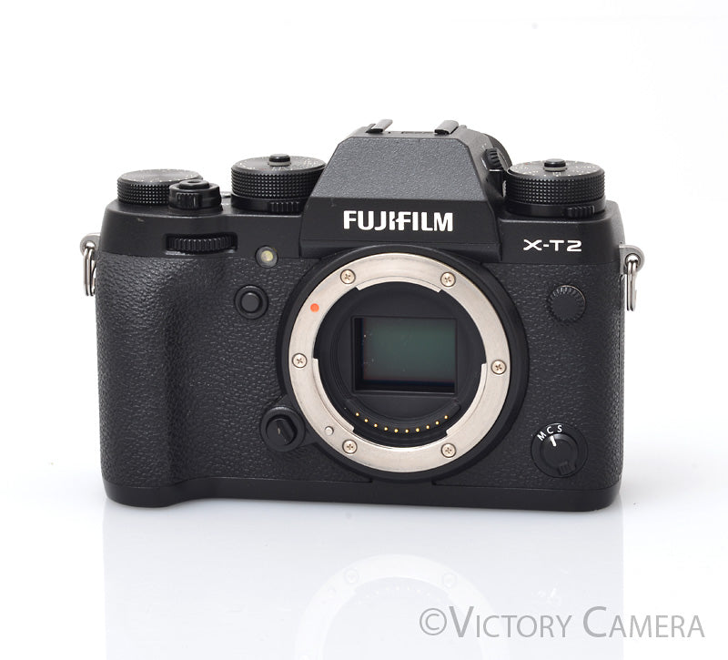 Fuji X-T2 Black 24.3MP Mirrorless Digital Camera Body [EXC+] - Victory Camera