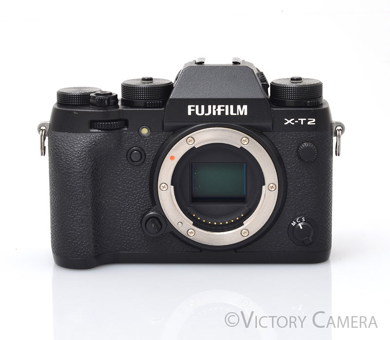 Fuji X-T2 Black 24.3MP Mirrorless Digital Camera Body [EXC+] - Victory Camera