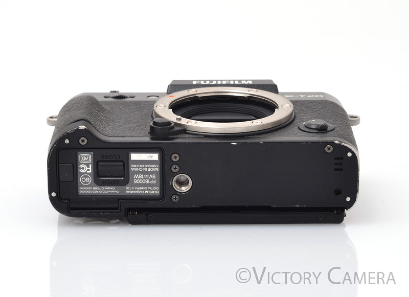 Fuji X-T20 Black 24MP Mirrorless Digital Camera Body [EXC-] - Victory Camera