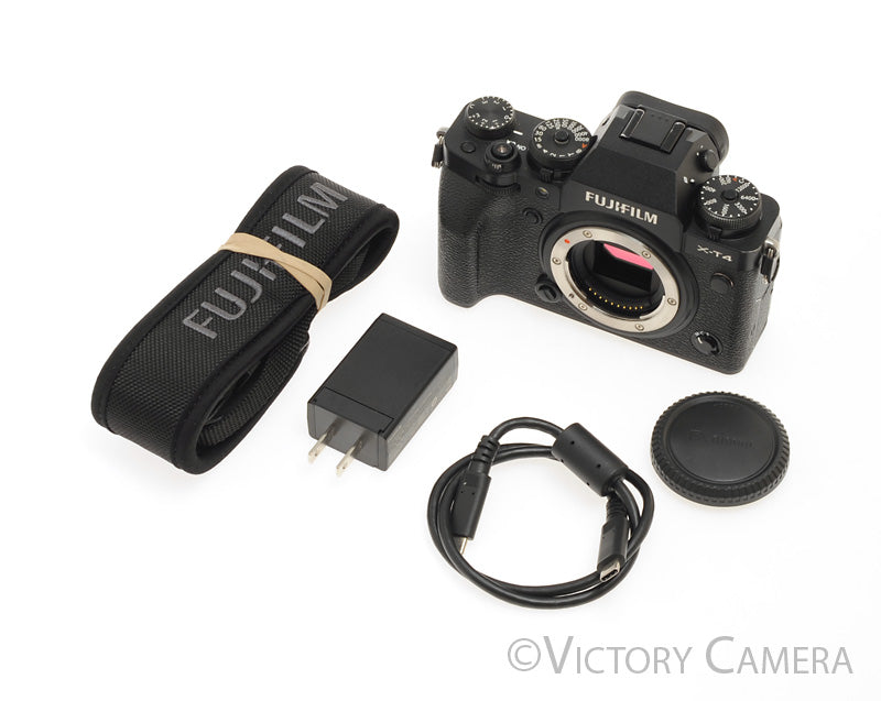 Fuji Fujifilm X-T4 Black 26.1MP Mirrorless Digital Camera [EXC]