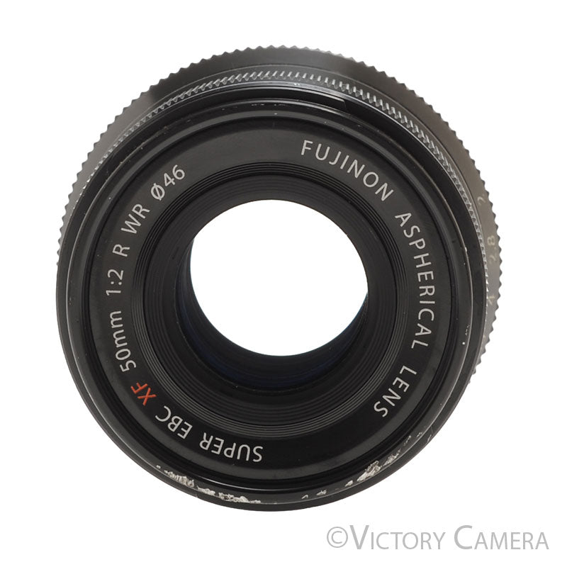 Fuji Fujinon Super EBC 50mm f2 XF R WR Prime Lens for X Mount w/ Shade [EXC-] - Victory Camera
