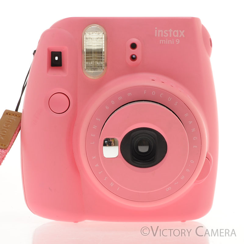 Fuji Fujifilm Instax Mini 9 Pink Instant Film Camera w/ Case [EXC] - Victory Camera