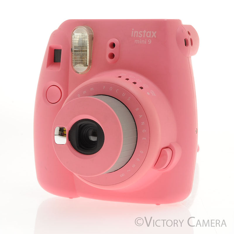 Fuji Fujifilm Instax Mini 9 Pink Instant Film Camera w/ Case [EXC] - Victory Camera
