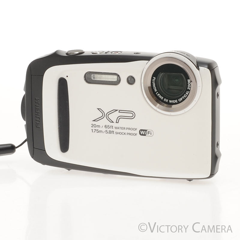 Fuji Fujifilm XP130 White 16MP Waterproof Shockproof Digital Camera [EXC+] - Victory Camera