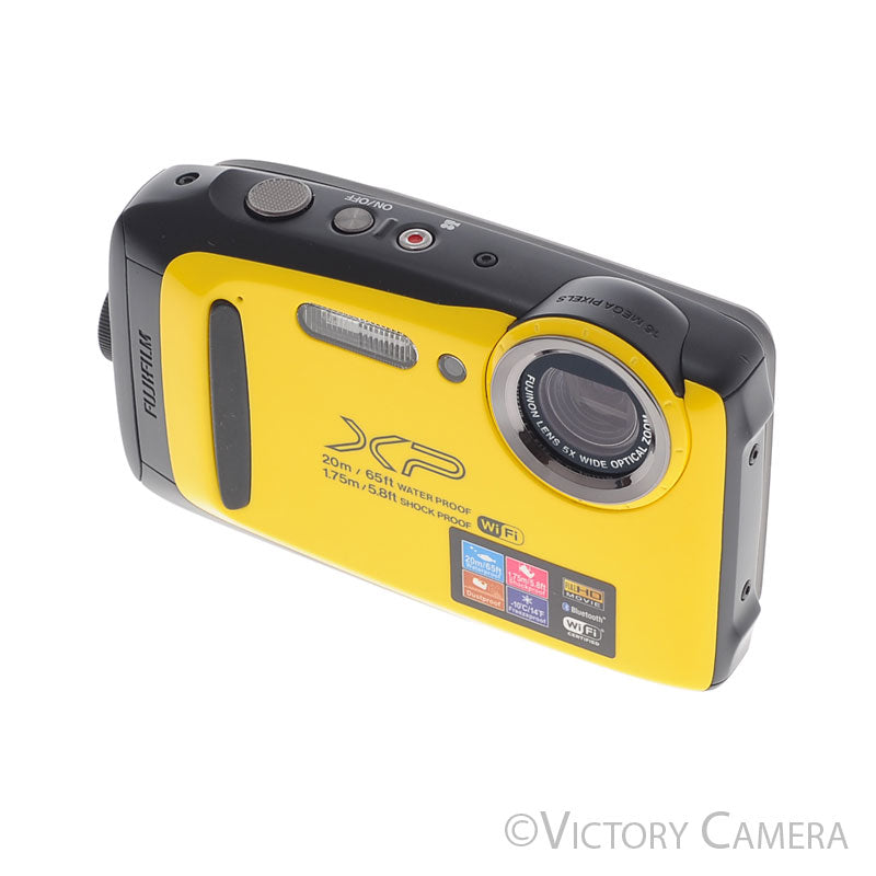 Fuji Fujifilm FinePix XP-130 Yellow 16MP Waterproof Shockproof [MINT-] - Victory Camera