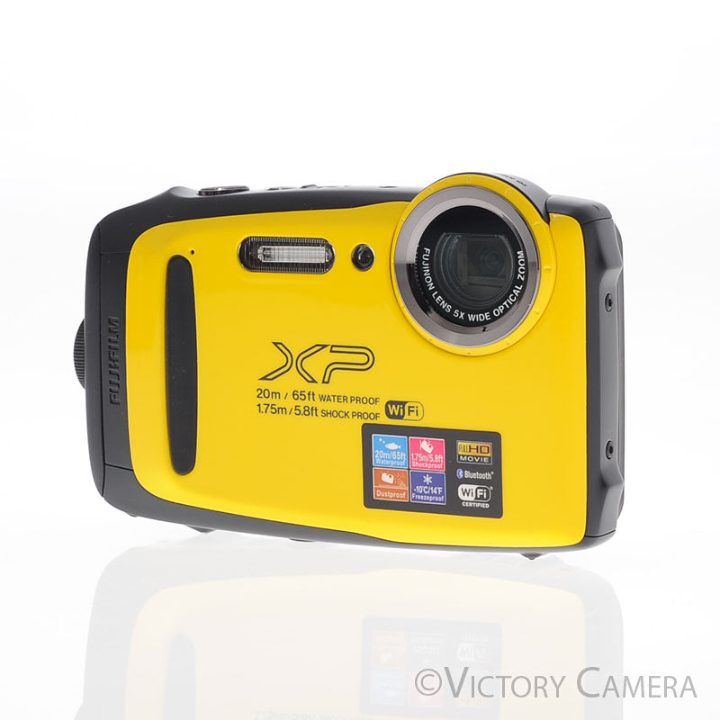 Fuji Fujifilm FinePix XP-130 Yellow 16MP Waterproof Shockproof [MINT-] - Victory Camera