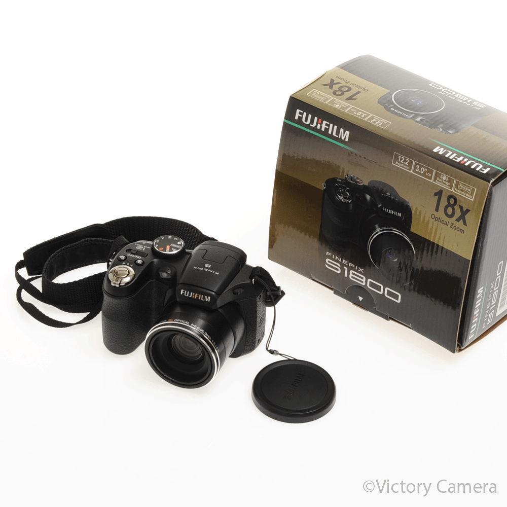 Fuji Fujifilm FinePix S1800 12MP Digital Point & Shoot Camera [EXC+] - Victory Camera