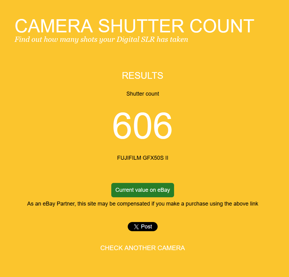 FujiFilm GFX 50S II Mirrorless Camera Body ~600 Shots [EXC+] - Victory Camera