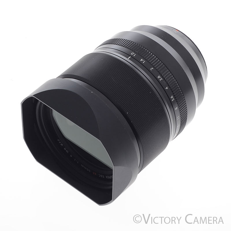 Fuji Fujjinon 50mm f1.0 Super EBC XF R WR FAST X Mount Lens w/ Shade [EXC] - Victory Camera