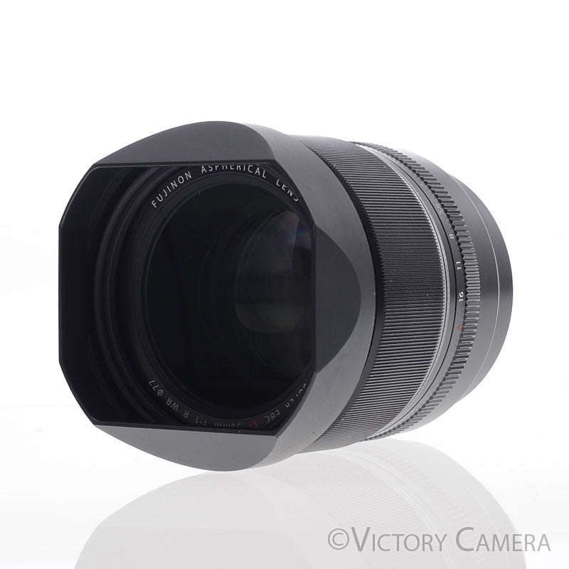 Fuji Fujjinon 50mm f1.0 Super EBC XF R WR FAST X Mount Lens w/ Shade [EXC] - Victory Camera