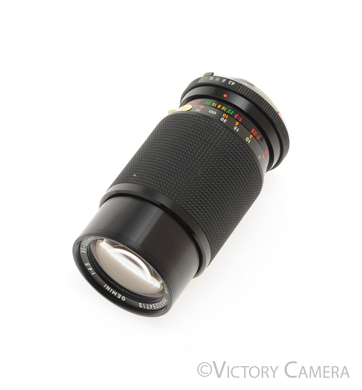 Gemini 80-200mm f4.5 Macro MC Telephoto Zoom Lens for Minolta [EXC] - Victory Camera