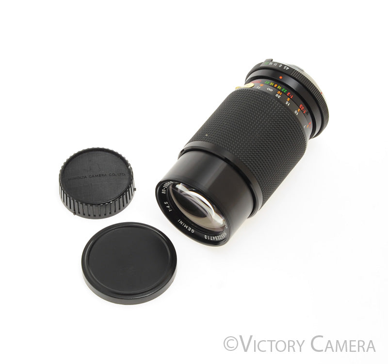 Gemini 80-200mm f4.5 Macro MC Telephoto Zoom Lens for Minolta [EXC]