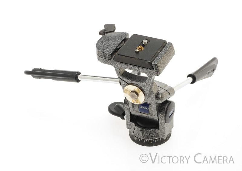 Gitzo G1372 G 1372 3 Way Tripod Head w/ Two QR Plates [EXC] - Victory Camera