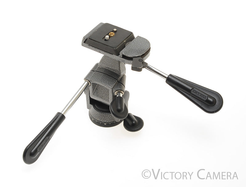 Gitzo G1372 G 1372 3 Way Tripod Head w/ Two QR Plates [EXC] - Victory Camera