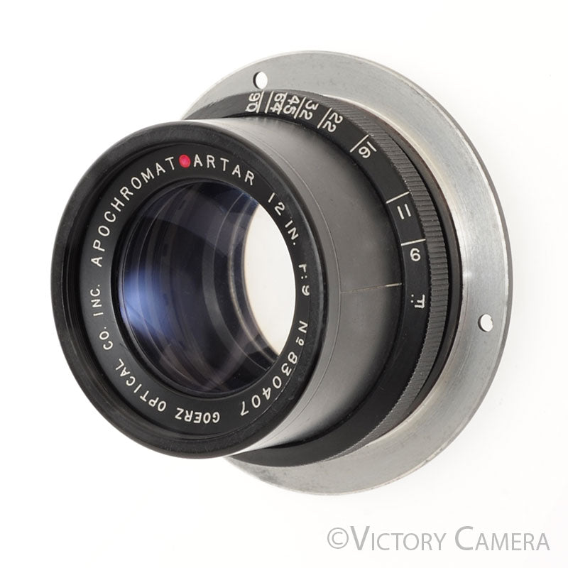 Goerz Optical Apochromat Artar 12" f9 Red Dot Lens [EXC] - Victory Camera