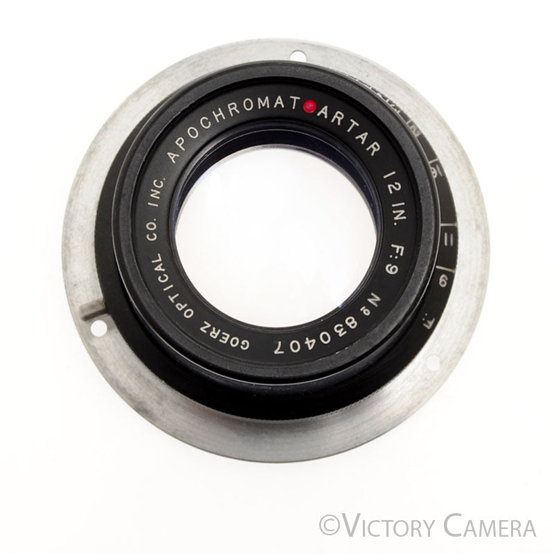 Goerz Optical Apochromat Artar 12" f9 Red Dot Lens [EXC] - Victory Camera