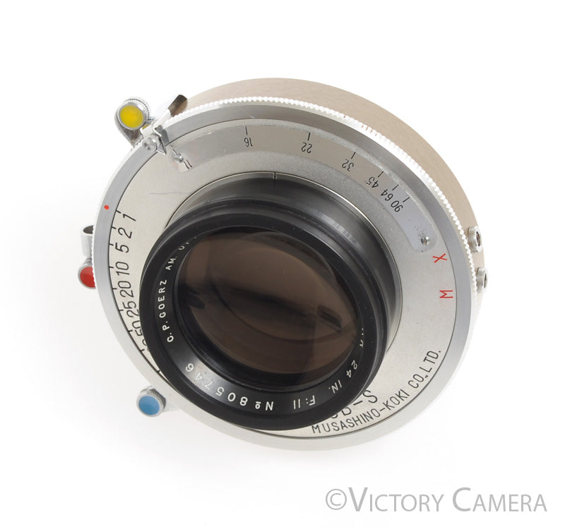 Goerz Red Dot Artar 24" F11 View Camera Lens in Shutter [EXC+] - Victory Camera