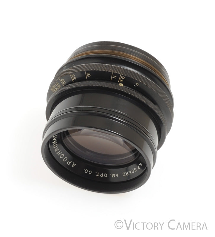 C.P. Goerz Apochromat 16 1/2" 420mm f9.5 Artar Red Dot for 8x10 [Good] - Victory Camera