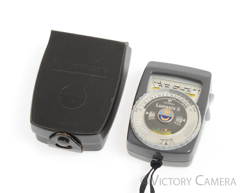 Gossen Lunasix 3 Ambient Light Meter w/ Case - Victory Camera
