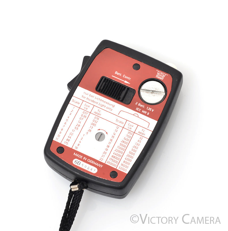 Gossen Luna-Pro Black Ambient Light Meter w/ Case [EXC+]