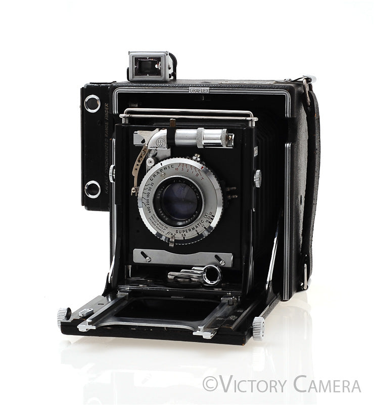 Graflex Speed Graphic 3"x4" Camera w/ Kodak 127mm f4.7 [EXC] - Victory Camera