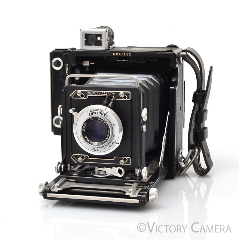 Baby Century Graphic 2 1/4"x3 1/4"  Camera, 103mm f4.5 Lens, 120 Back [EXC] - Victory Camera