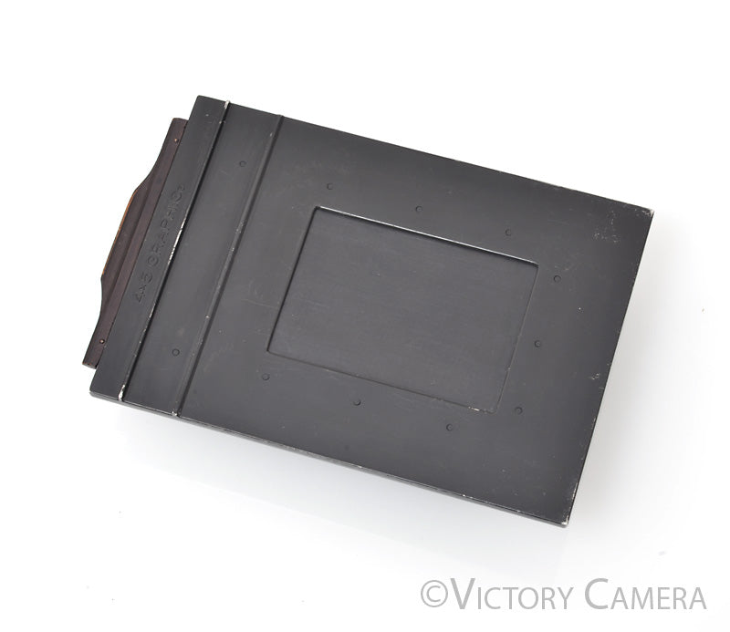 Graflex Graphic 22 120 Roll Film Holder 6x9 Film Back for 4x5 [GOOD] - Victory Camera