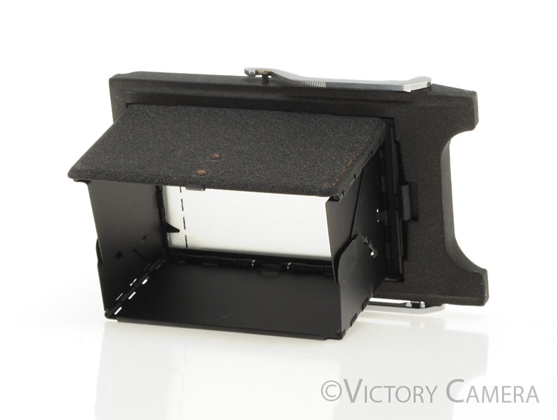 Graflex Baby Graphic 3 1/4&quot; x 4 1/4&quot; Graflok Ground Glass + Pop Shade [EXC+] - Victory Camera
