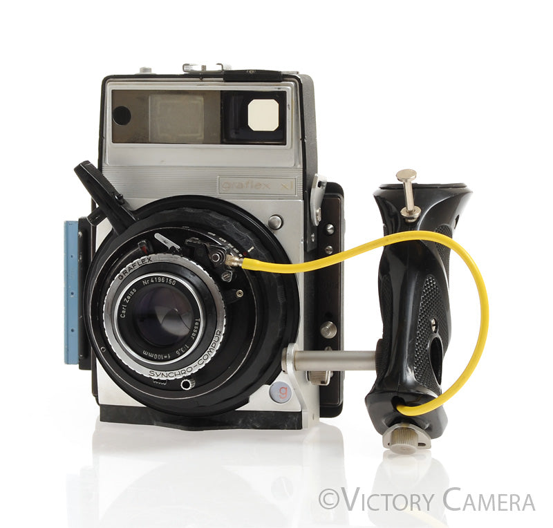 Graflex XL 6x7 Medium Format Rangefinder Camera w/ 100mm f3.5 Zeiss Lens - Victory Camera