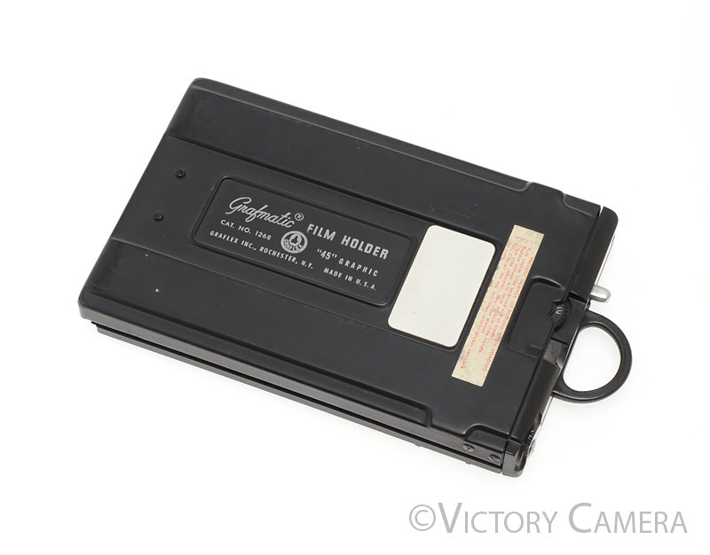 Graflex Grafmatic Rapid 4x5 View Camera Film Holder w/ Six Septums [EXC+] - Victory Camera