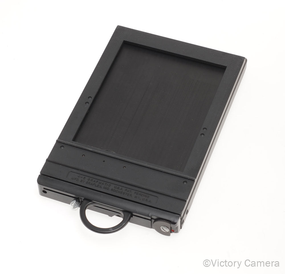 Graflex Grafmatic Rapid 4x5 View Camera Film Holder w/ Six Septums [EXC] - Victory Camera