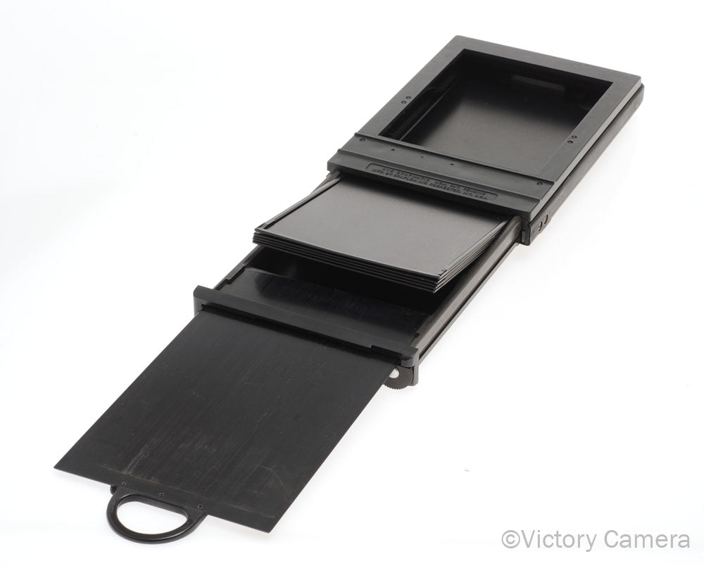 Graflex Grafmatic Rapid 4x5 View Camera Film Holder w/ Six Septums [EX