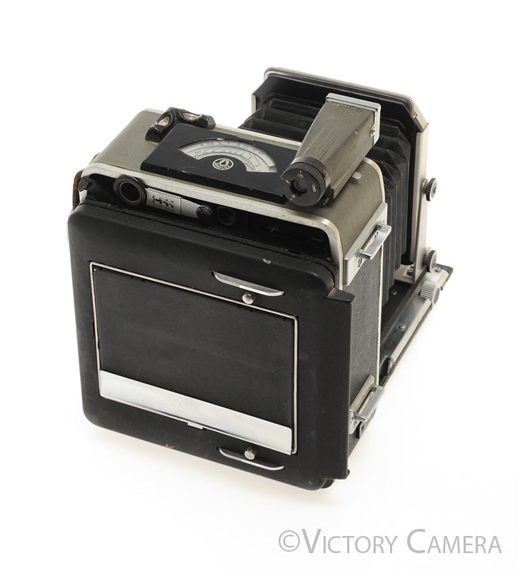 Graflex Super Graphic 4x5 Field Camera w/ Optar 135mm f4.7 Lens [EXC-] - Victory Camera