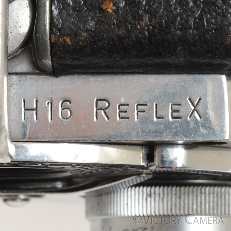 Paillard Bolex H16 Reflex 16mm Movie Camera w/ 25mm f1.5 Kern-Paillard Lens + Case - Victory Camera