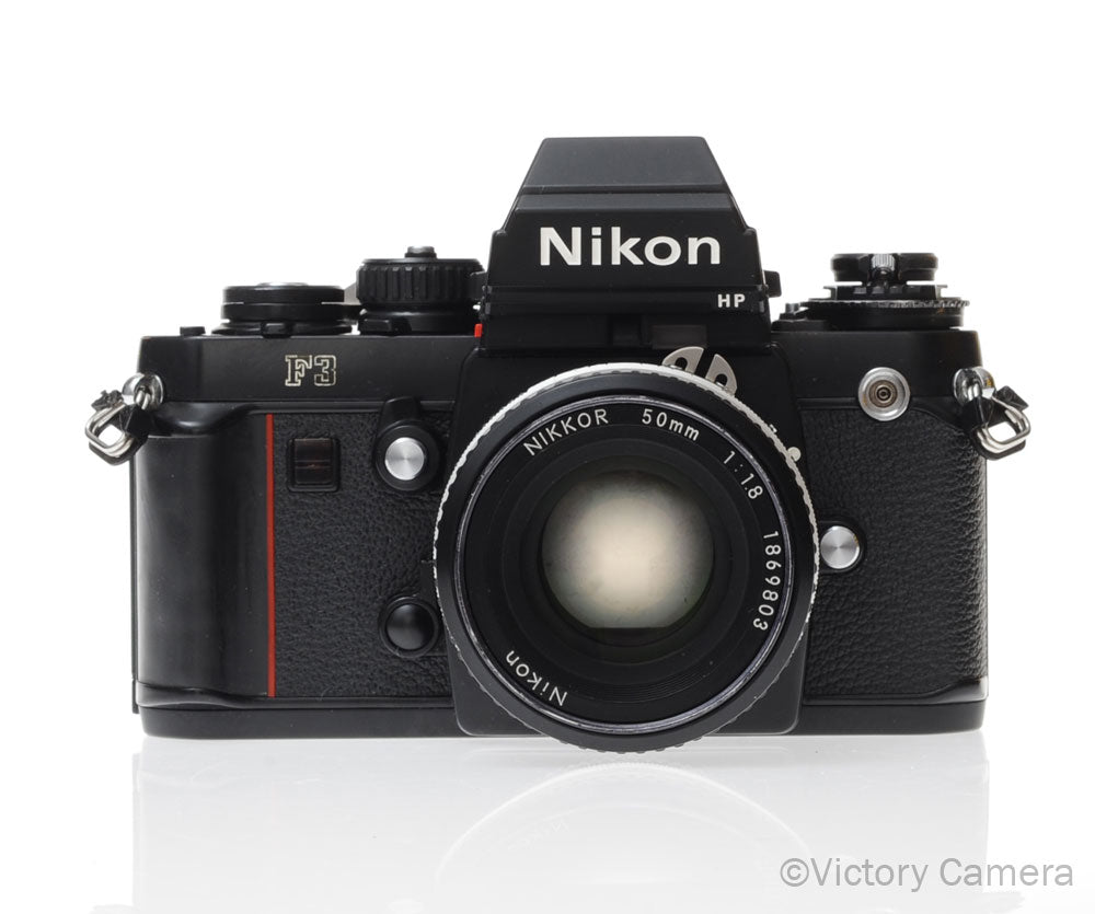 Nikon F3 HP F3HP 35mm Film Camera w/ Nikon 50mm f1.8 AI Lens [EXC+] - Victory Camera