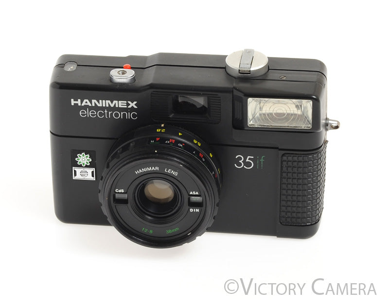 Hanimex Electronic 35if Compact 35mm Film Camera w/ 38mm f2.8 Lens - Victory Camera