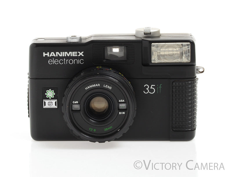 Hanimex Electronic 35if Compact 35mm Film Camera w/ 38mm f2.8 Lens - Victory Camera