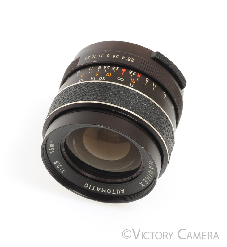 Hanimex 35mm f2.8 Wide Angle Lens for Pentax M42 Screw Mount [EXC] - Victory Camera