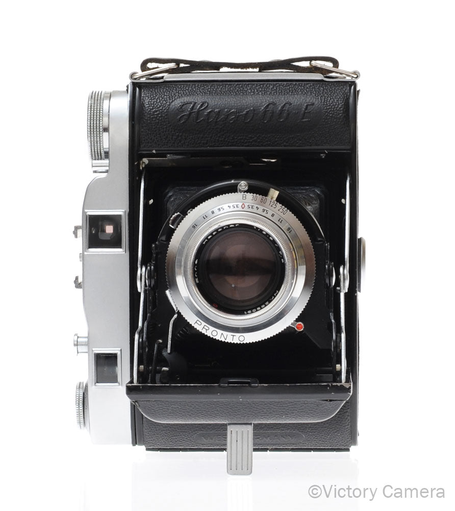Hapo 66E 6x6 Medium Format Rangefinder Folding Camera w/ 75mm f3.5 Lens [EXC-] image 1