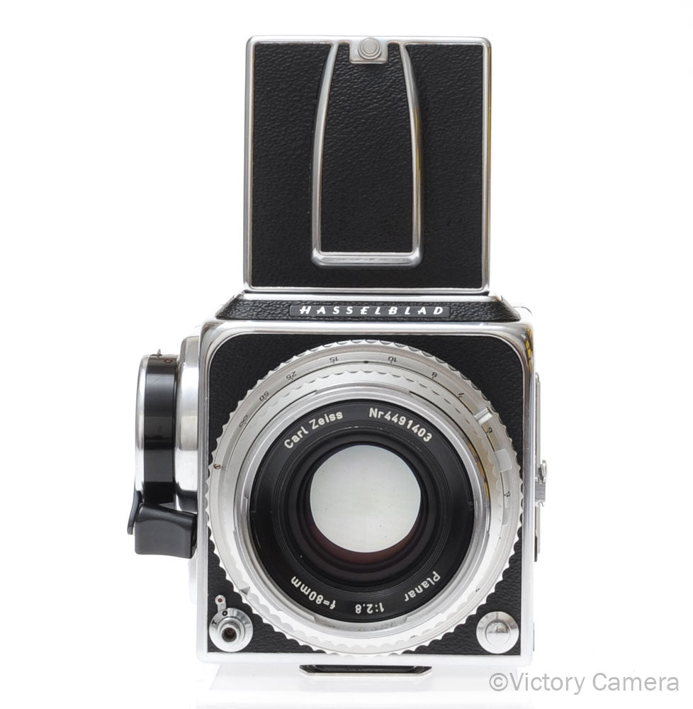 Hasselblad 500c/m Chrome Medium Format Camera w/ 80mm T* Lens A12 [EXC] image 1