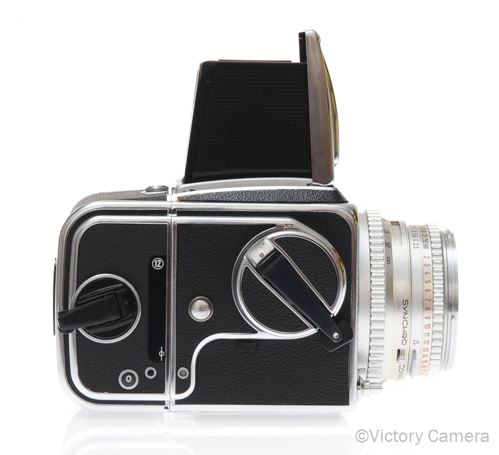 Hasselblad 500c/m Chrome Medium Format Camera w/ 80mm T* Lens A12 [EXC] image 5