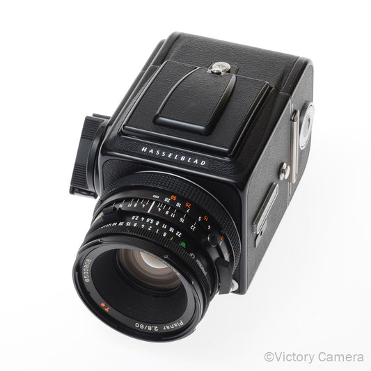 Hasselblad 500c/m Black Medium Format Camera w/ 80mm CF T* Lens A [EXC+] - Victory Camera