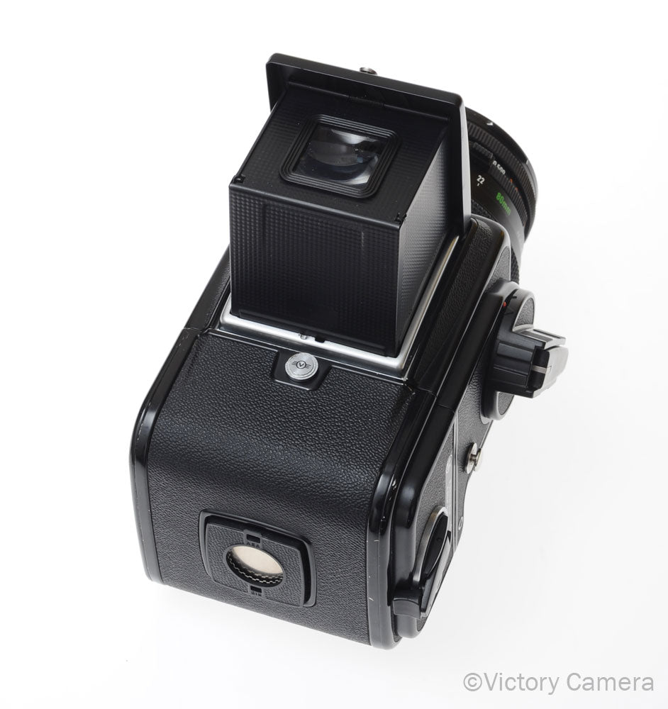 Hasselblad 500c/m Black Medium Format Camera w/ 80mm CF T* Lens A [EXC+] - Victory Camera