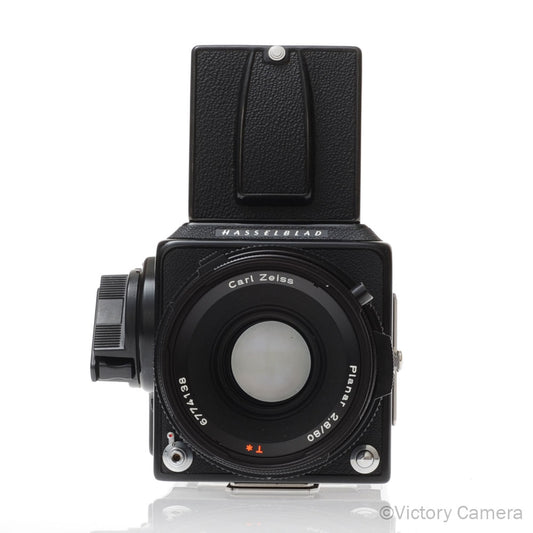 Hasselblad 500c/m Black Medium Format Camera w/ 80mm CF T* Lens A12 [EXC] - Victory Camera