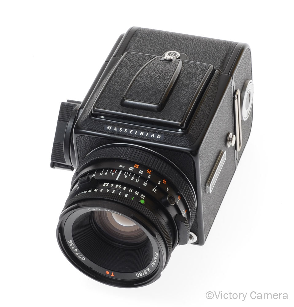 Hasselblad 500c/m Black Medium Format Camera w/ 80mm CF T* Lens A12 [EXC] - Victory Camera