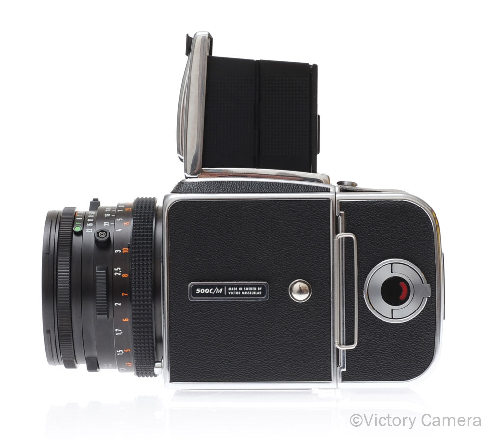 Hasselblad 500c/m Chrome Medium Format Camera w/ 80mm CF T* Lens A12 [EXC+] image 3