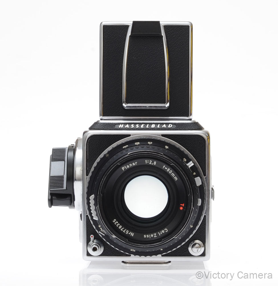 Hasselblad 500c/m Chrome Medium Format Camera w/ 80mm T* Lens A12 [EXC] - Victory Camera