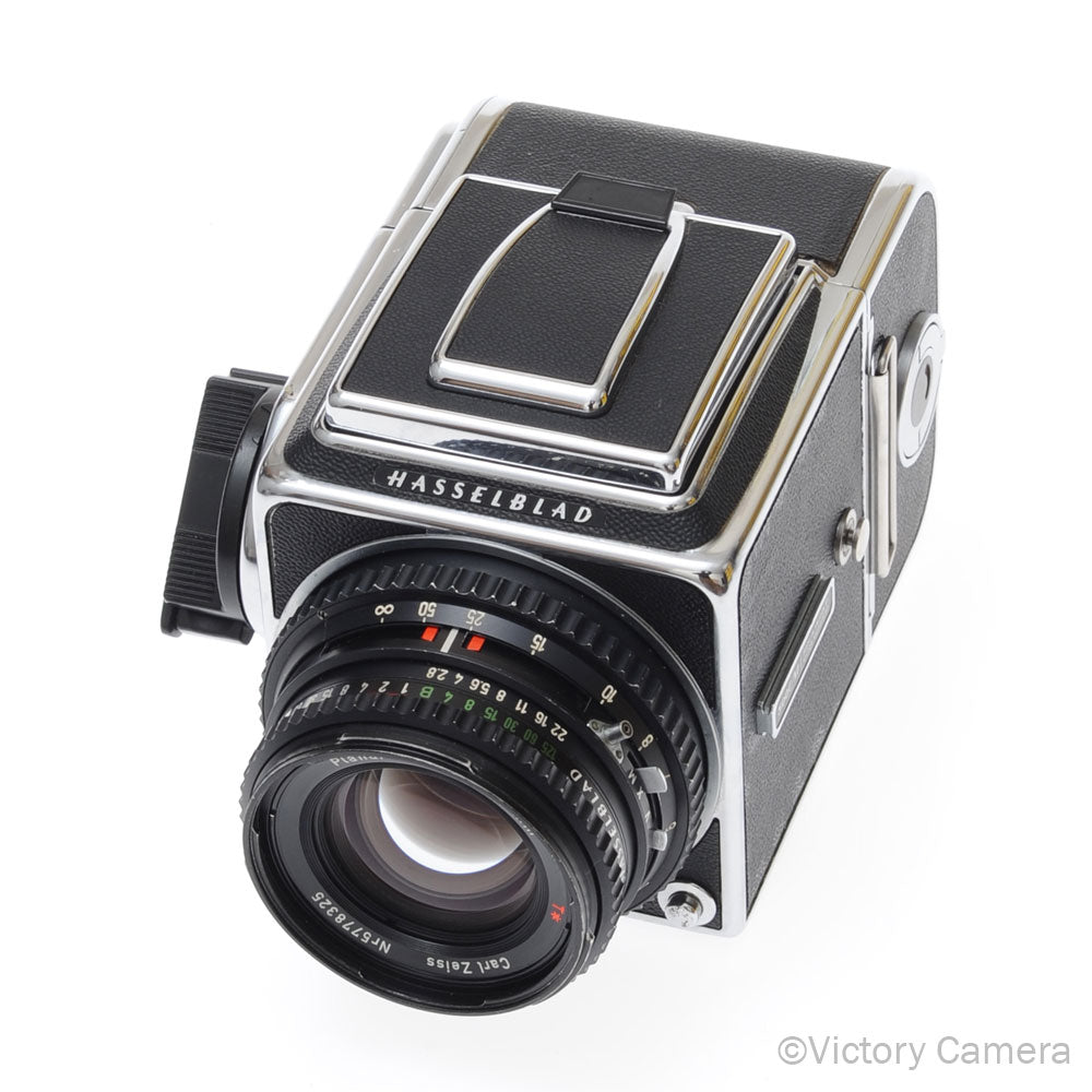 Hasselblad 500c/m Chrome Medium Format Camera w/ 80mm T* Lens A12 [EXC] - Victory Camera